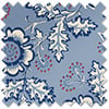 Land & Shore River (Blackout), Blue Red - Roller Blind